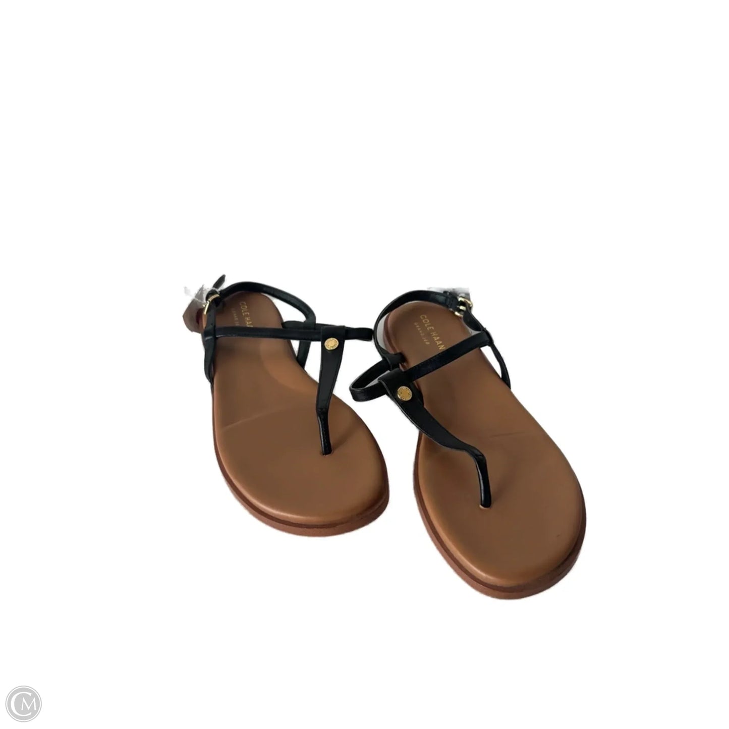 Sandals Flats By Cole-haan In Black & Brown, Size: 6.5