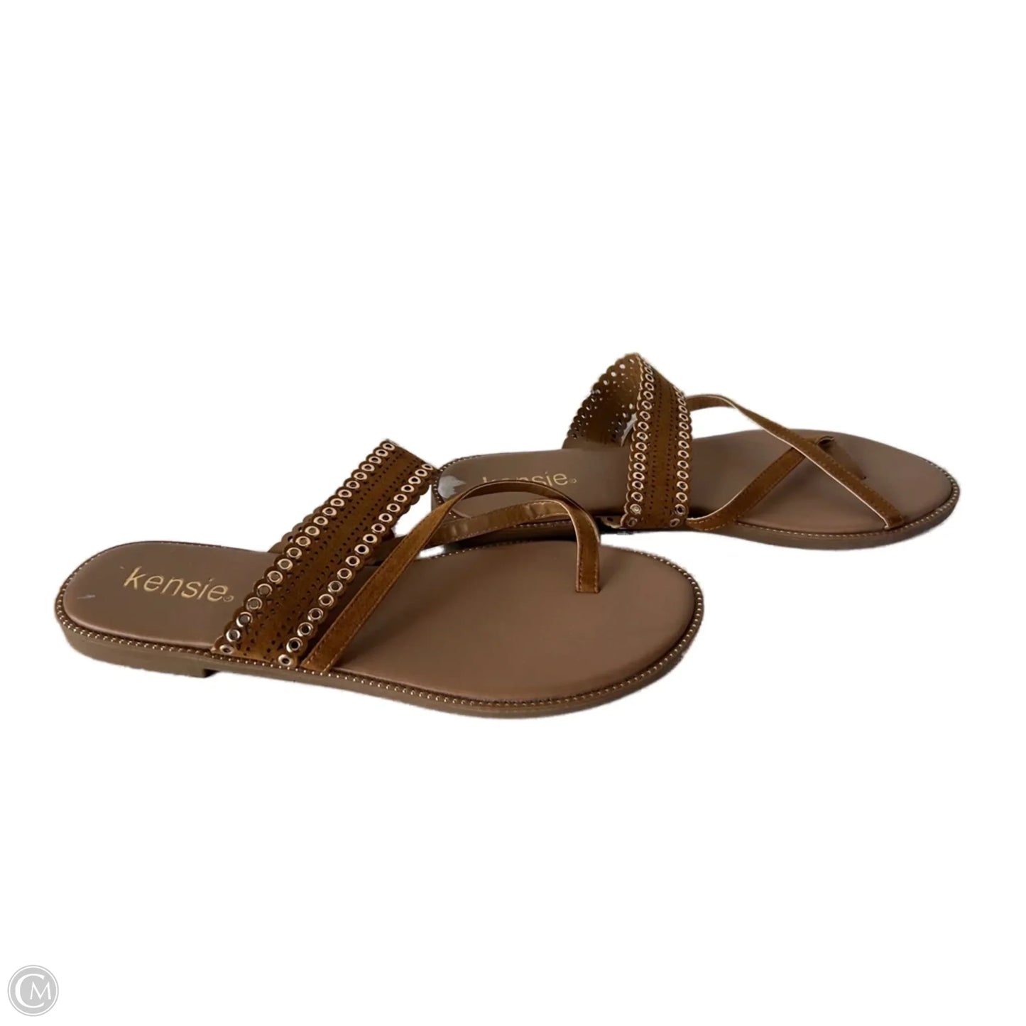 Sandals Flip Flops By Kensie In Brown, Size: 10