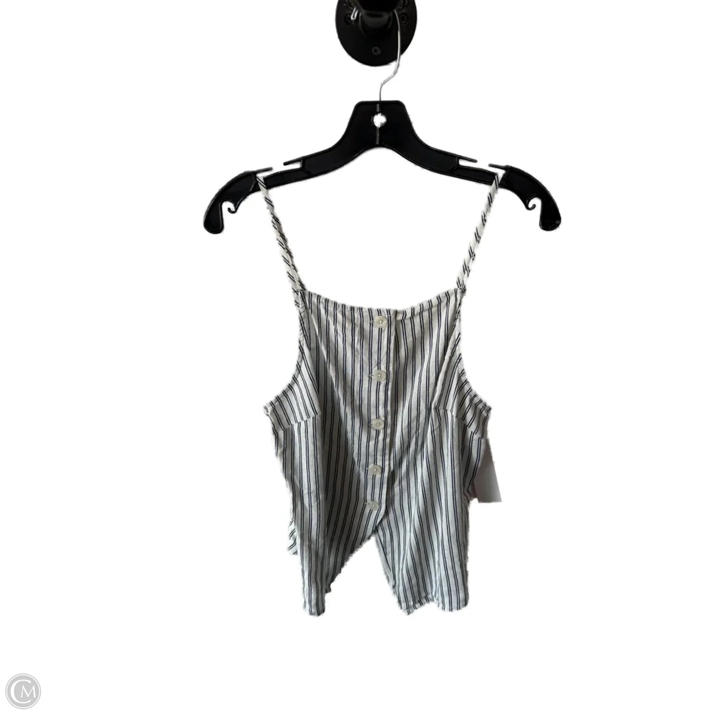 Top Sleeveless By A New Day In Blue & White, Size: M