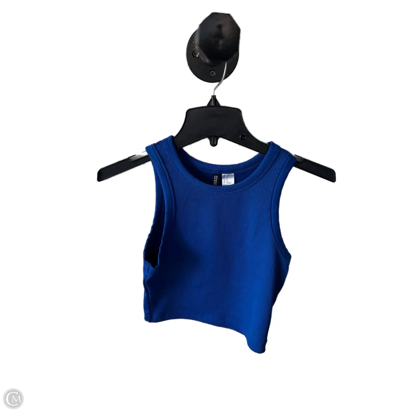 Top Sleeveless Basic By Divided In Blue, Size: S