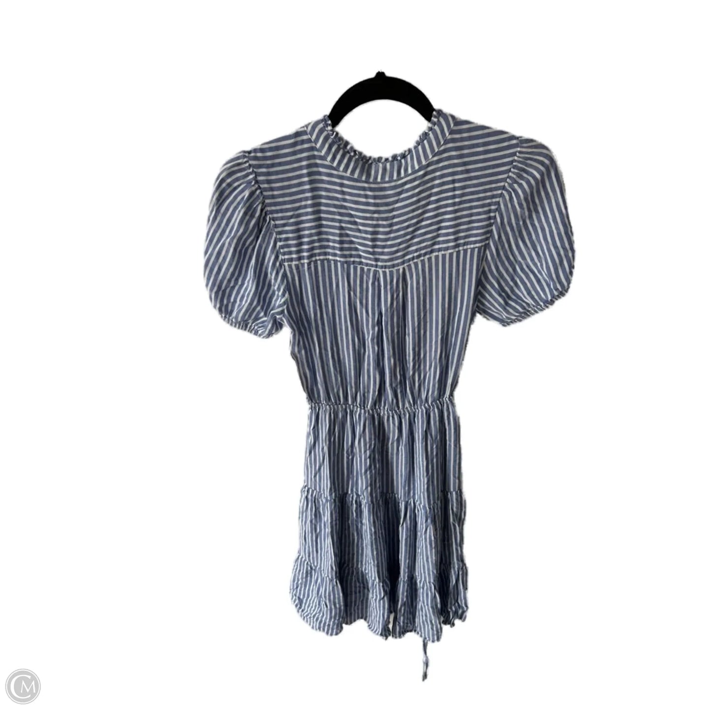 Dress Casual Short By Monteau In Blue & White, Size: S