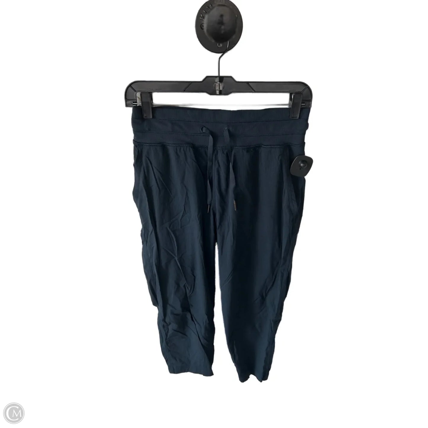 Athletic Capris By Lululemon In Blue, Size: 4