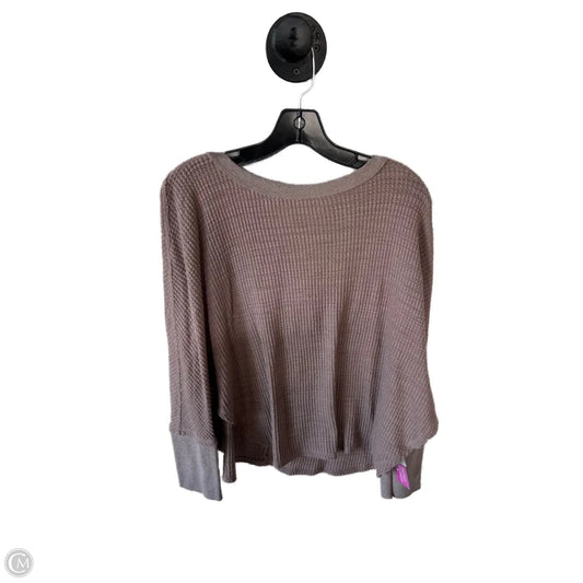 Top Long Sleeve By Anthropologie In Pink, Size: S