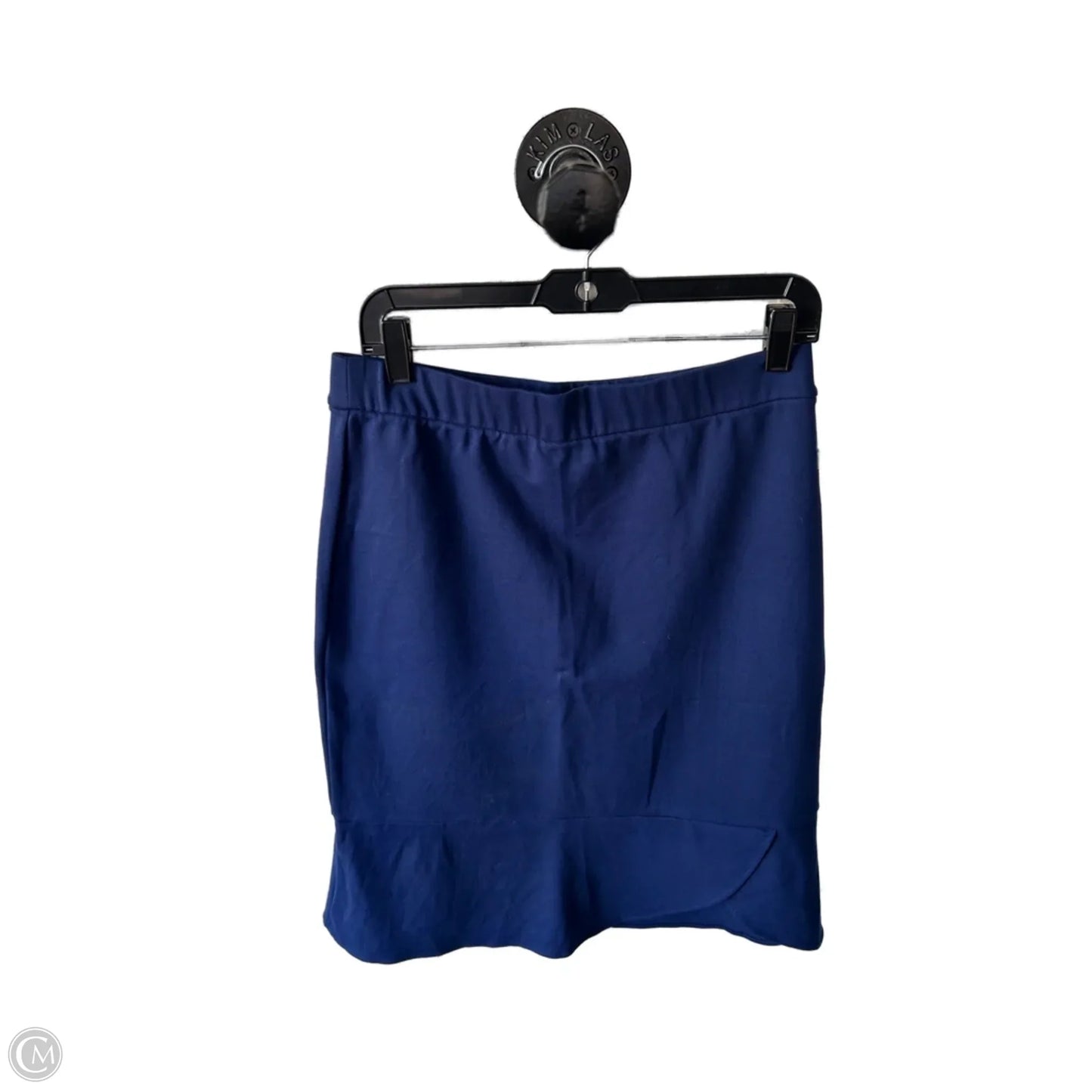 Skirt Midi By Isaac Mizrahi Live Qvc In Blue, Size: 4