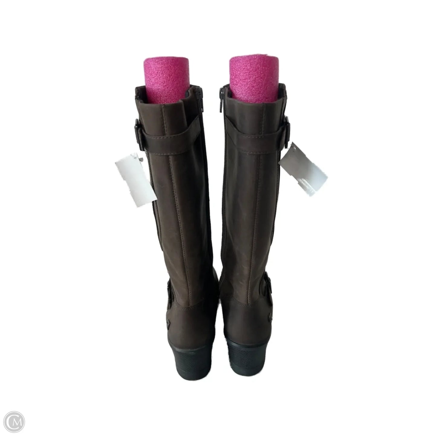 Boots Over-the-knee Heels By Keen In Brown, Size: 11