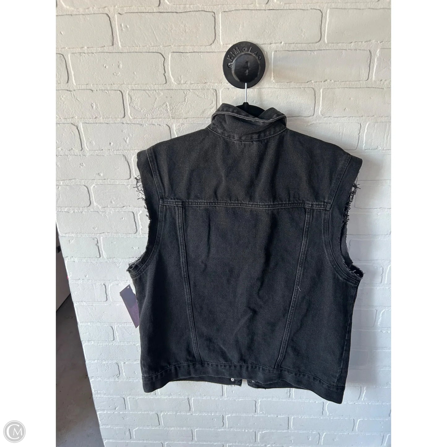 Vest Other By Divided In Black Denim, Size: M