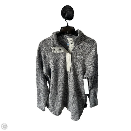 Jacket Fleece By Columbia In Grey, Size: L