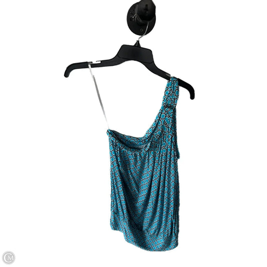 Top Sleeveless By New York And Co In Black & Blue, Size: M
