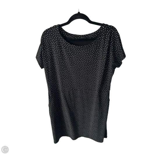 Dress Casual Midi By J. Jill In Black & White, Size: L