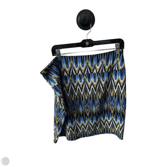 Skirt Mini & Short By J. Jill In Blue & Yellow, Size: 12