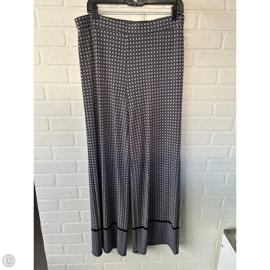 Pants Wide Leg By Roz And Ali In Black & Cream, Size: 8