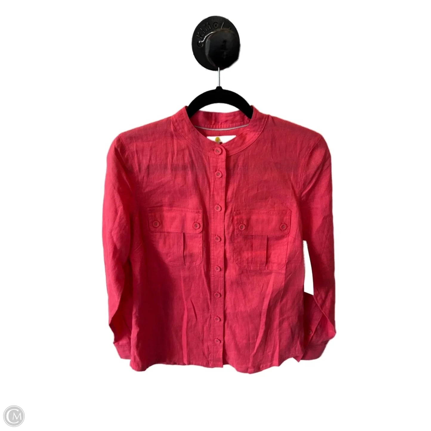 Top Long Sleeve By Boden In Pink, Size: S