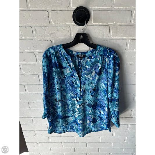 Top 3/4 Sleeve By Not Your Daughters Jeans In Blue, Size: Xs