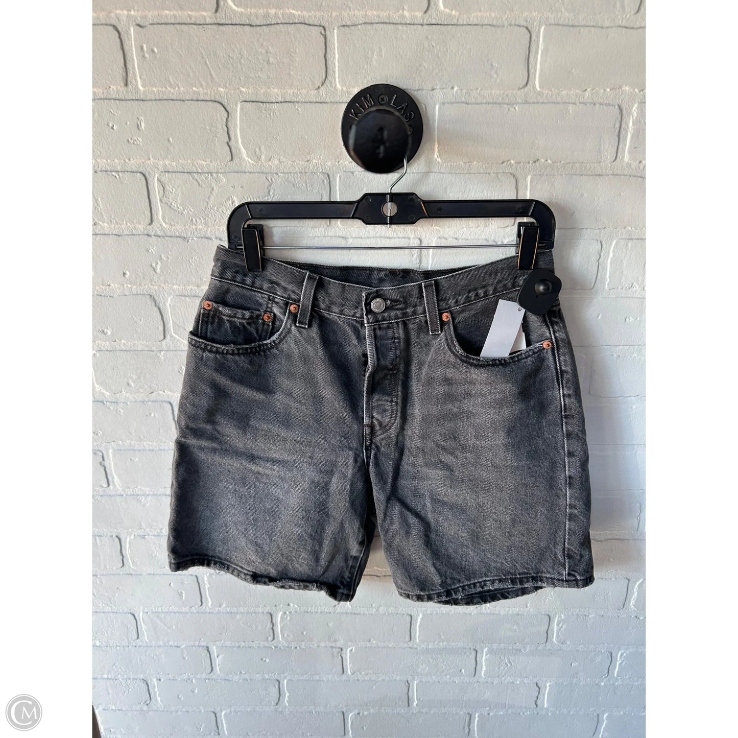 Shorts By Levis In Black Denim, Size: 6
