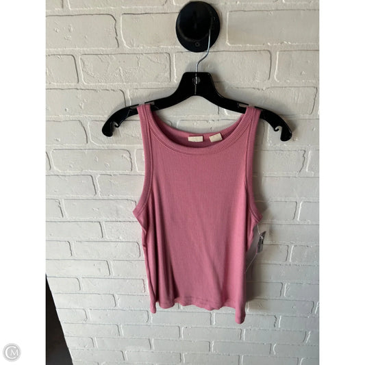 Top Sleeveless Basic By Levis In Pink, Size: L