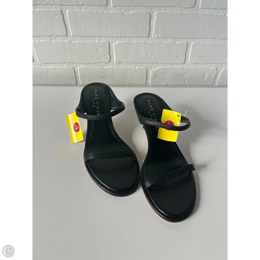 Sandals Heels Kitten By Marc Fisher In Black, Size: 6.5