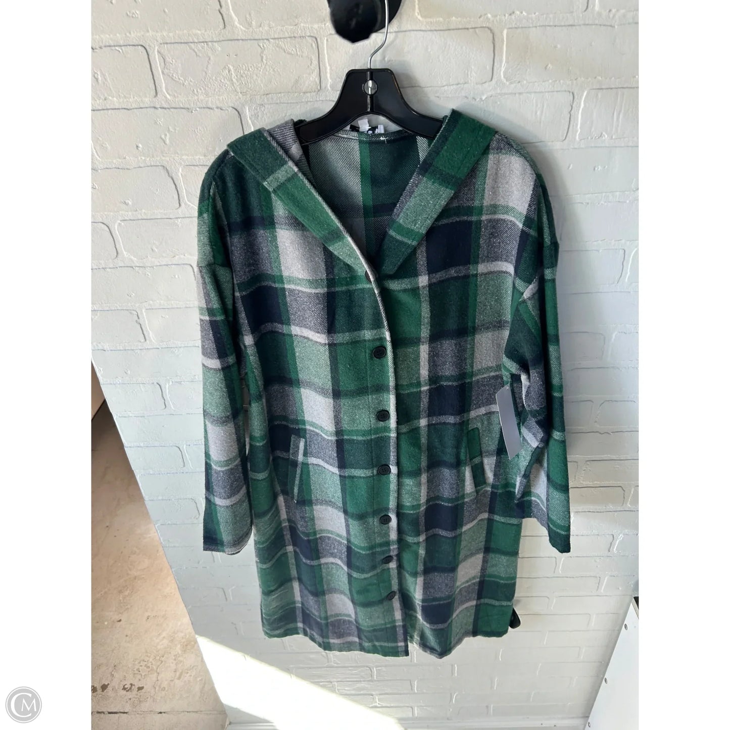 Coat Other By Clothes Mentor In Green, Size: L