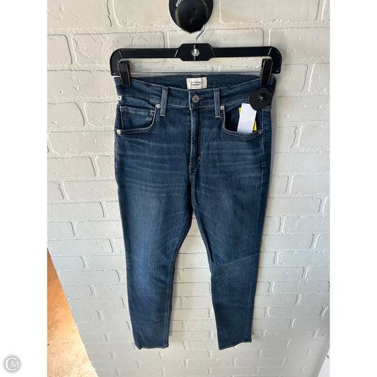 Jeans Skinny By Citizens Of Humanity In Blue Denim, Size: 0