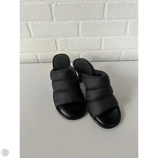 Sandals Heels Block By Aerosoles In Black, Size: 8.5