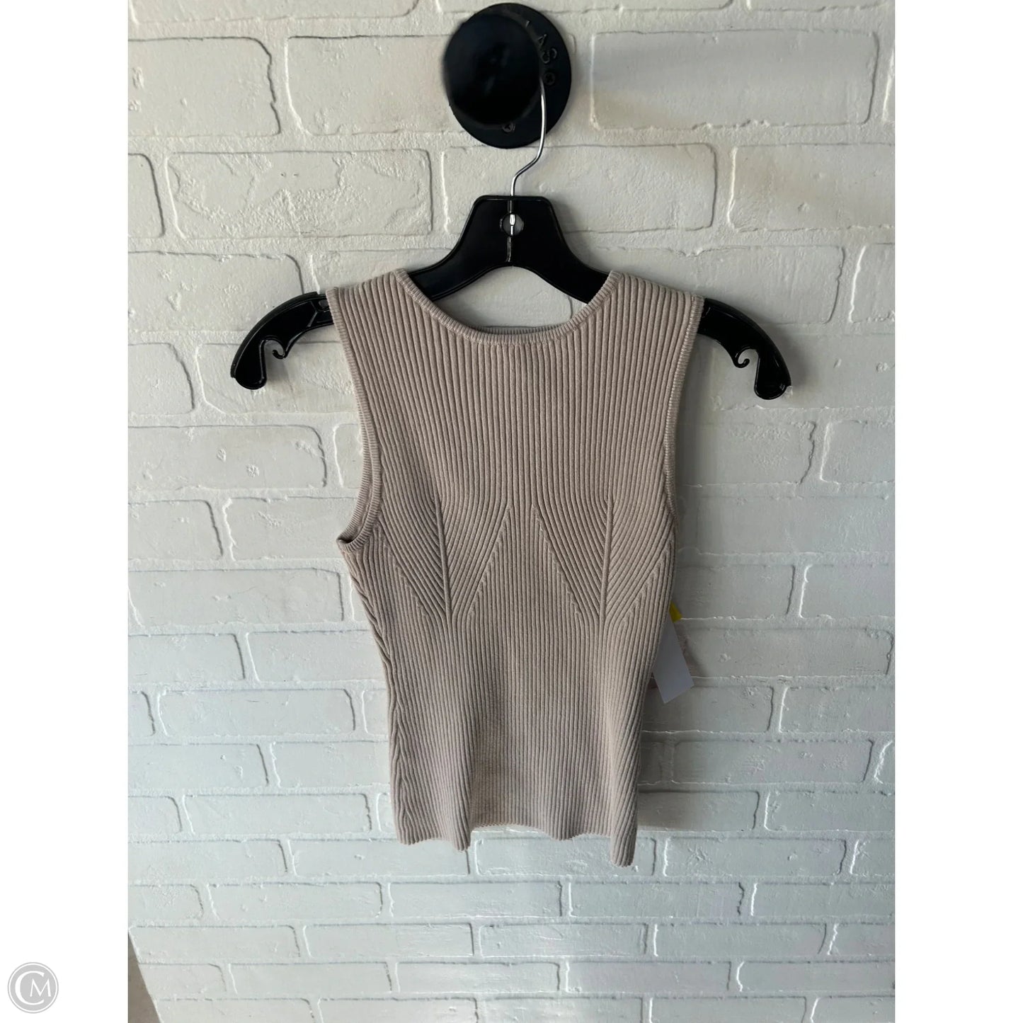 Vest Sweater By Zesica In Tan, Size: L