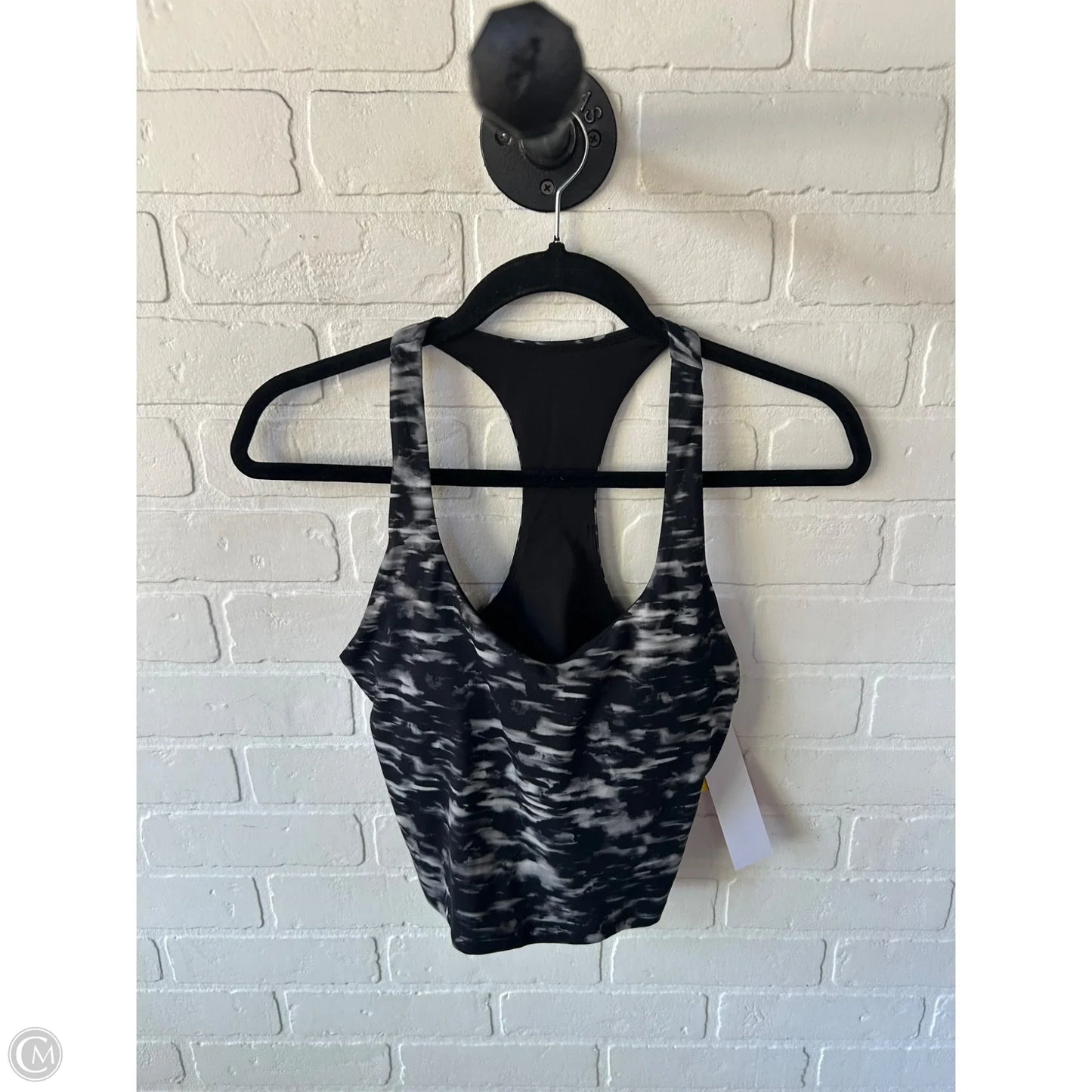Athletic Bra By Fabletics In Black & Green, Size: S