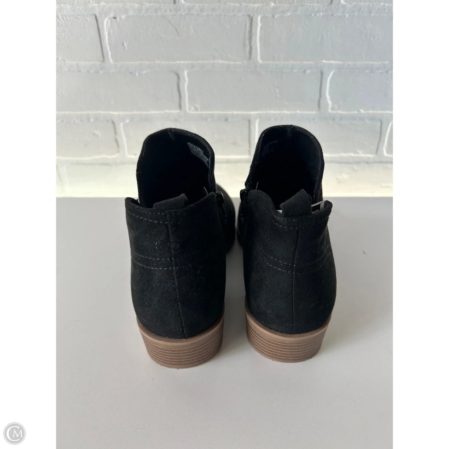 Boots Ankle Flats By Time And Tru In Black, Size: 11