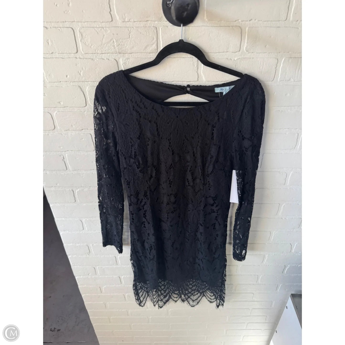 Dress Party Short By She + Sky In Black, Size: L