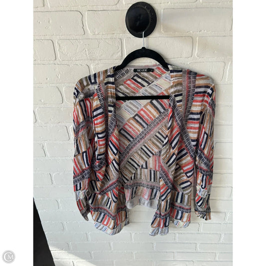 Cardigan By Nic + Zoe In Blue & Orange, Size: L