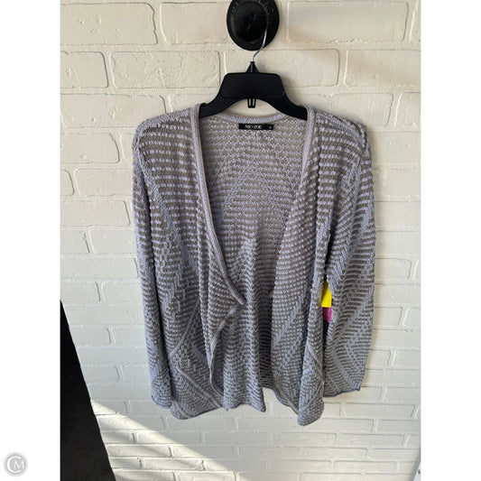 Sweater Cardigan By Nic + Zoe In Purple & Tan, Size: Xl