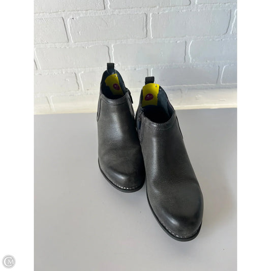 Boots Ankle Heels By Dansko In Grey, Size: 7.5