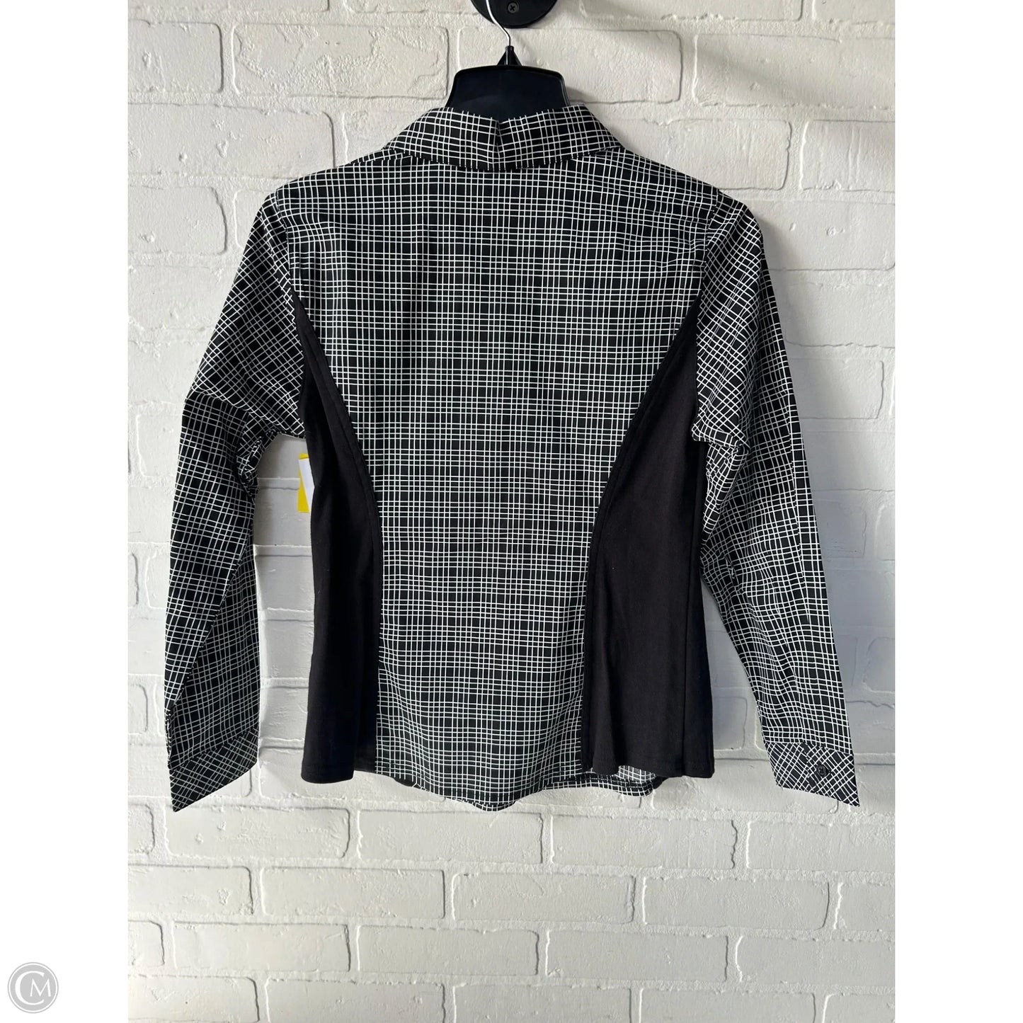 Top 3/4 Sleeve By Christopher And Banks In Black & White, Size: Sp