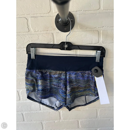 Athletic Shorts By Lululemon In Blue, Size: 2