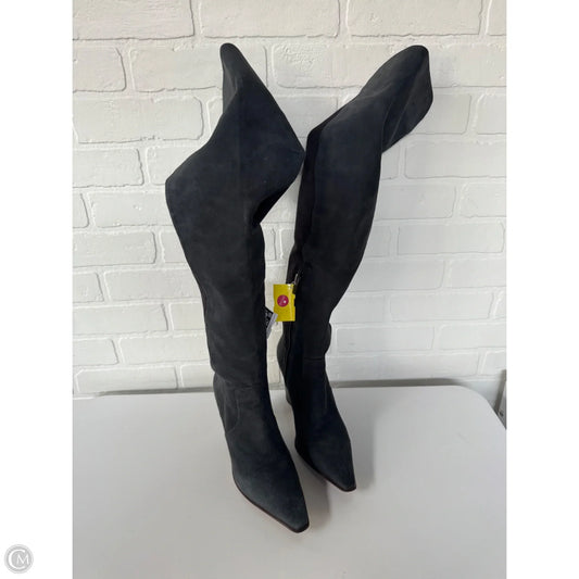 Boots Over-the-knee Heels By Vince Camuto In Grey, Size: 8