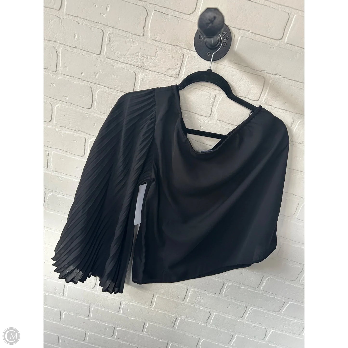 Top Long Sleeve By Inc In Black, Size: M