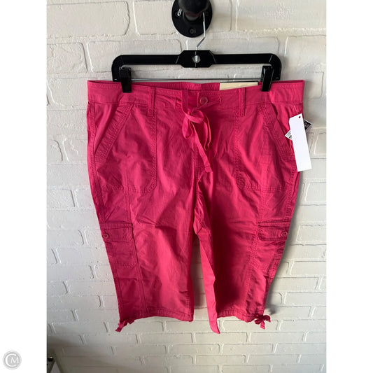 Capris By St Johns Bay In Pink, Size: 16