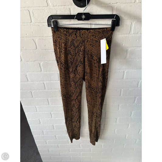 Pants Leggings By Lysse In Black & Brown, Size: 0
