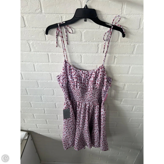 Dress Casual Short By Lush In Pink & Purple, Size: Xl