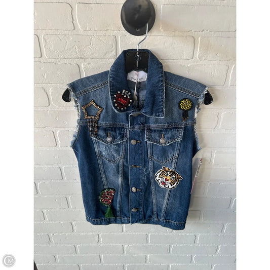 Vest Other By Cmc In Blue Denim, Size: Xs