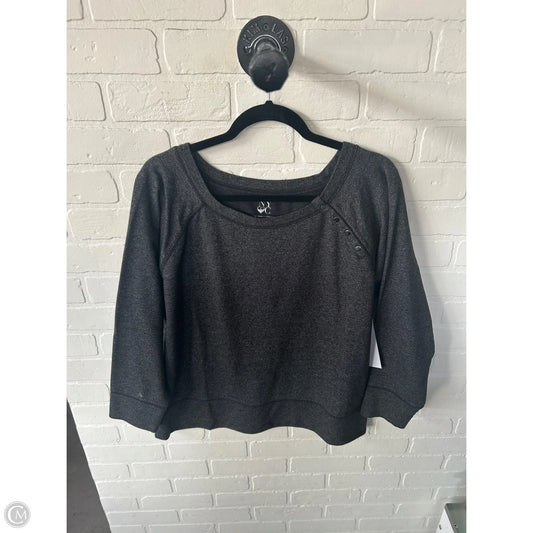 Top Long Sleeve By New York And Co In Grey, Size: Xl