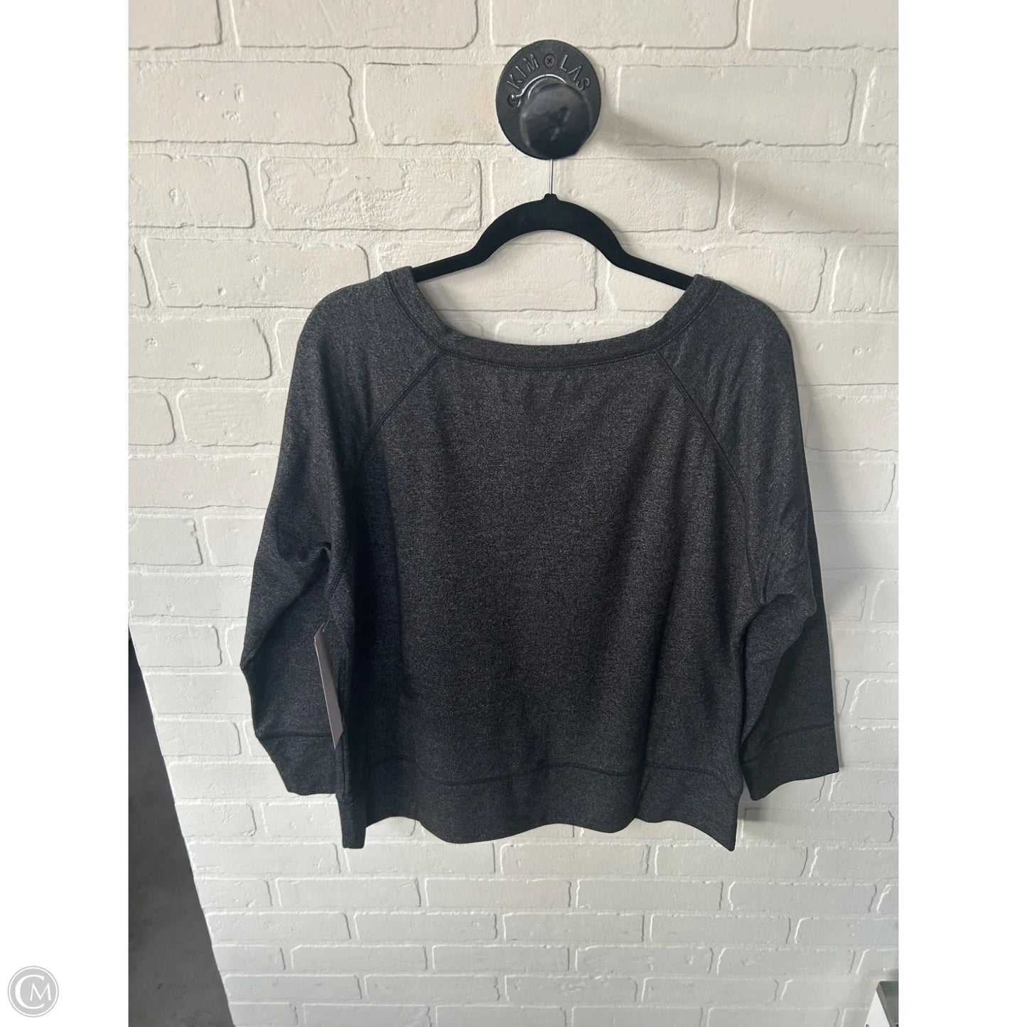 Top Long Sleeve By New York And Co In Grey, Size: Xl