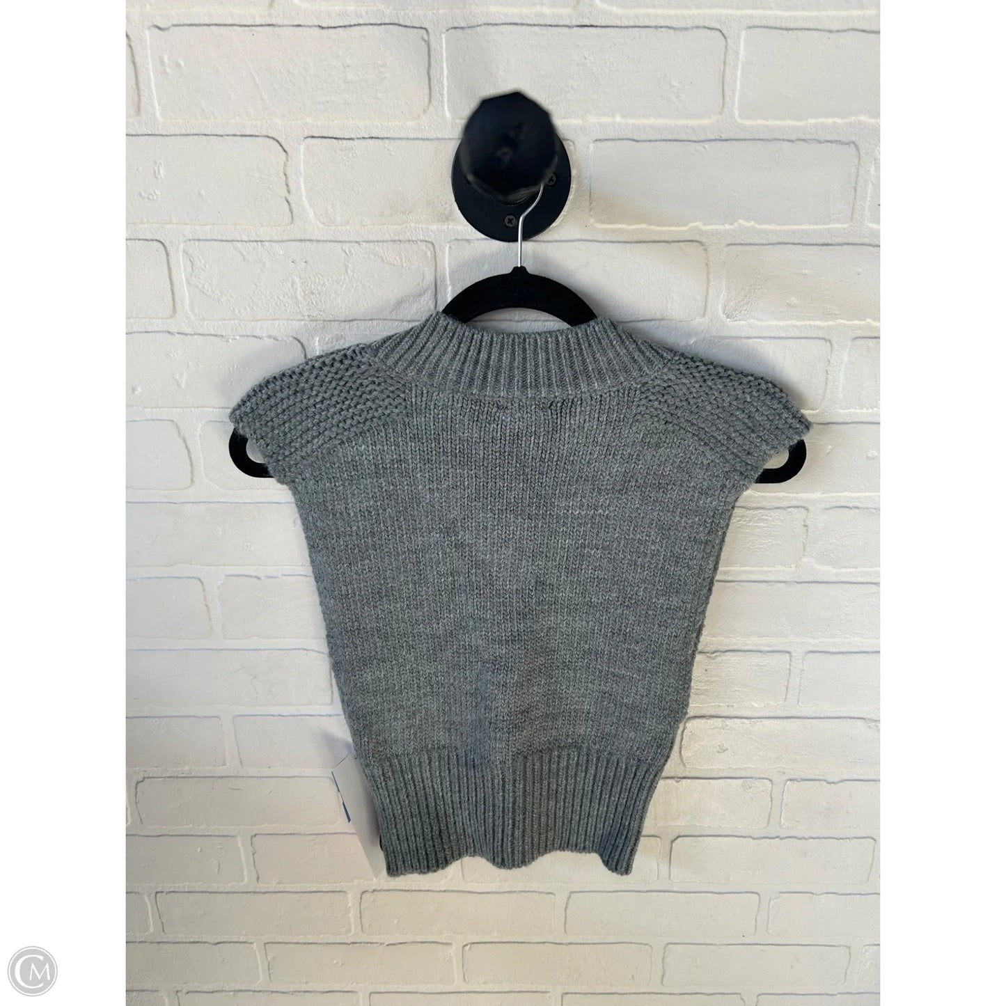 Vest Sweater By Maeve In Grey, Size: Xs
