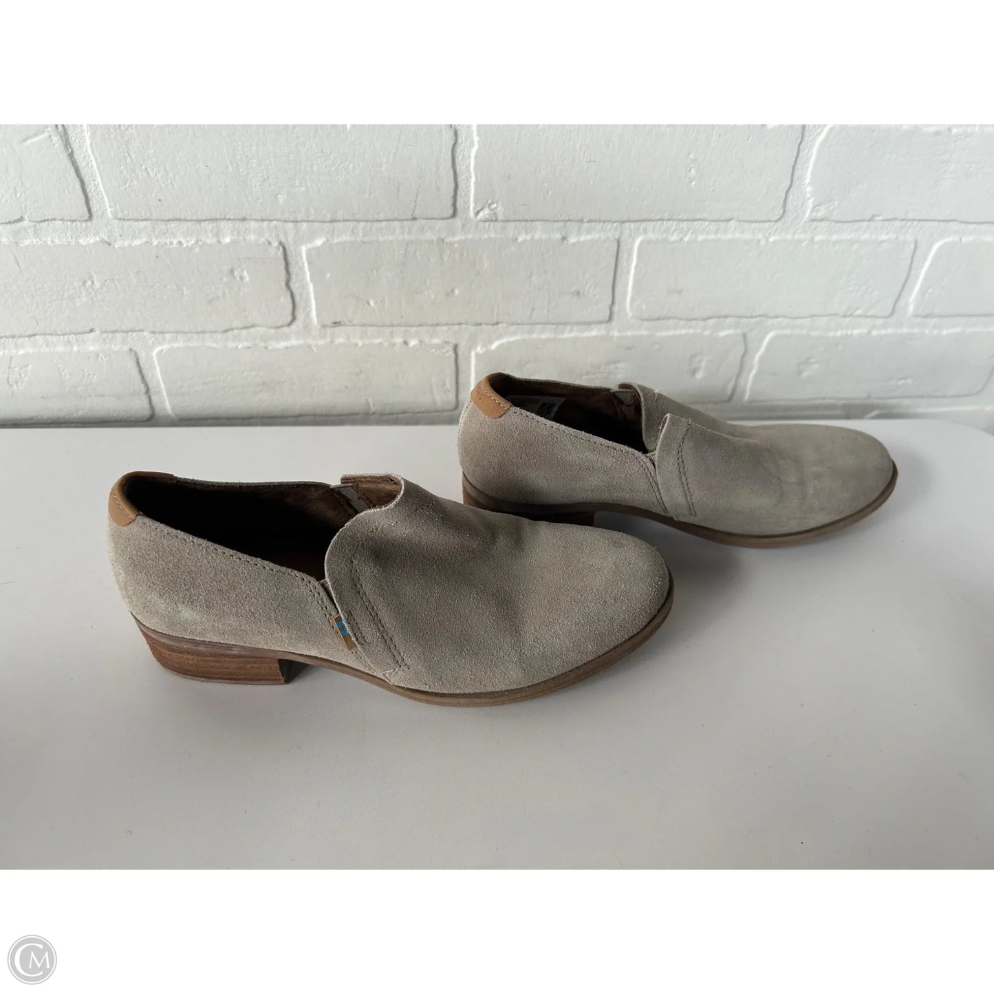 Boots Ankle Flats By Toms In Grey, Size: 6