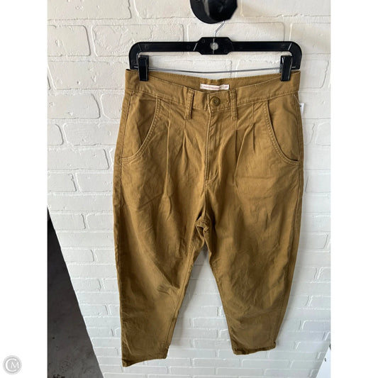Pants Wide Leg By Levis In Tan, Size: 4