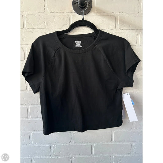 Top Short Sleeve Basic By Pink In Black, Size: L