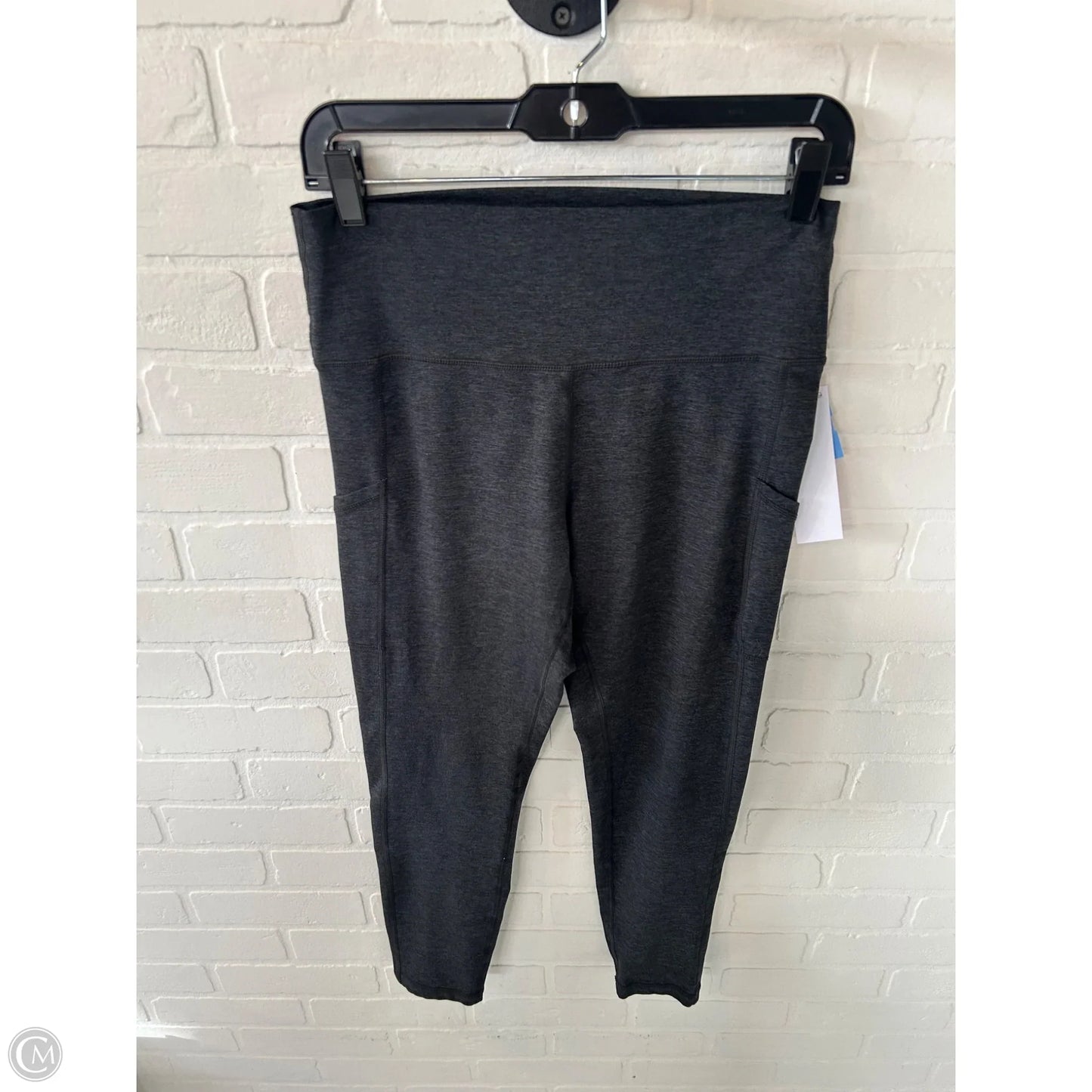 Athletic Leggings By Aerie In Grey, Size: 12