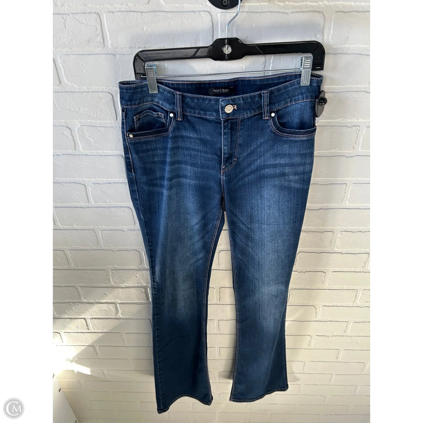 Jeans Boot Cut By White House Black Market In Blue Denim, Size: 8