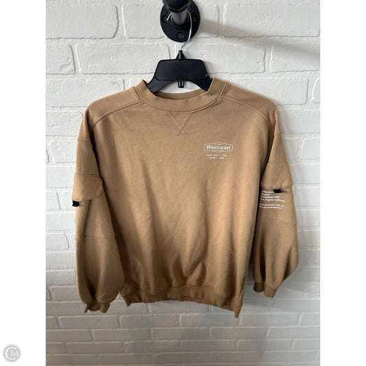 Sweatshirt Crewneck By Divided In Tan, Size: Xs