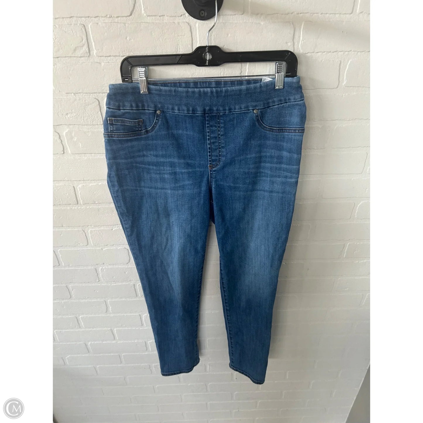 Jeans Jeggings By Chicos In Blue Denim, Size: 8