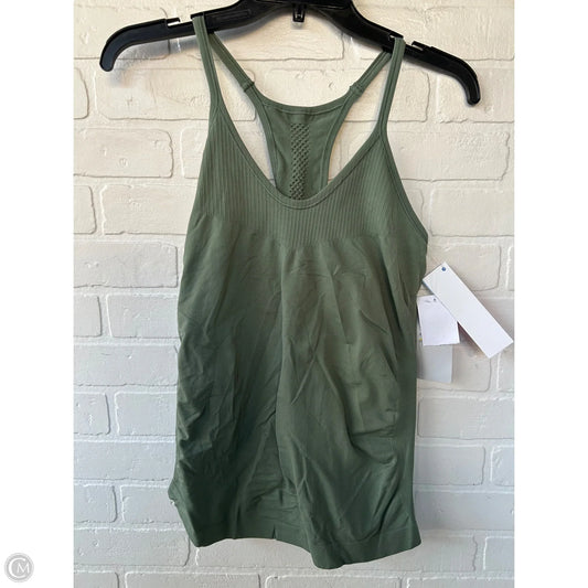 Athletic Tank Top By Zella In Green, Size: L
