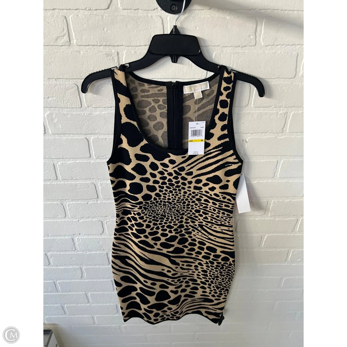 Dress Party Short By Michael By Michael Kors In Black & Brown, Size: M